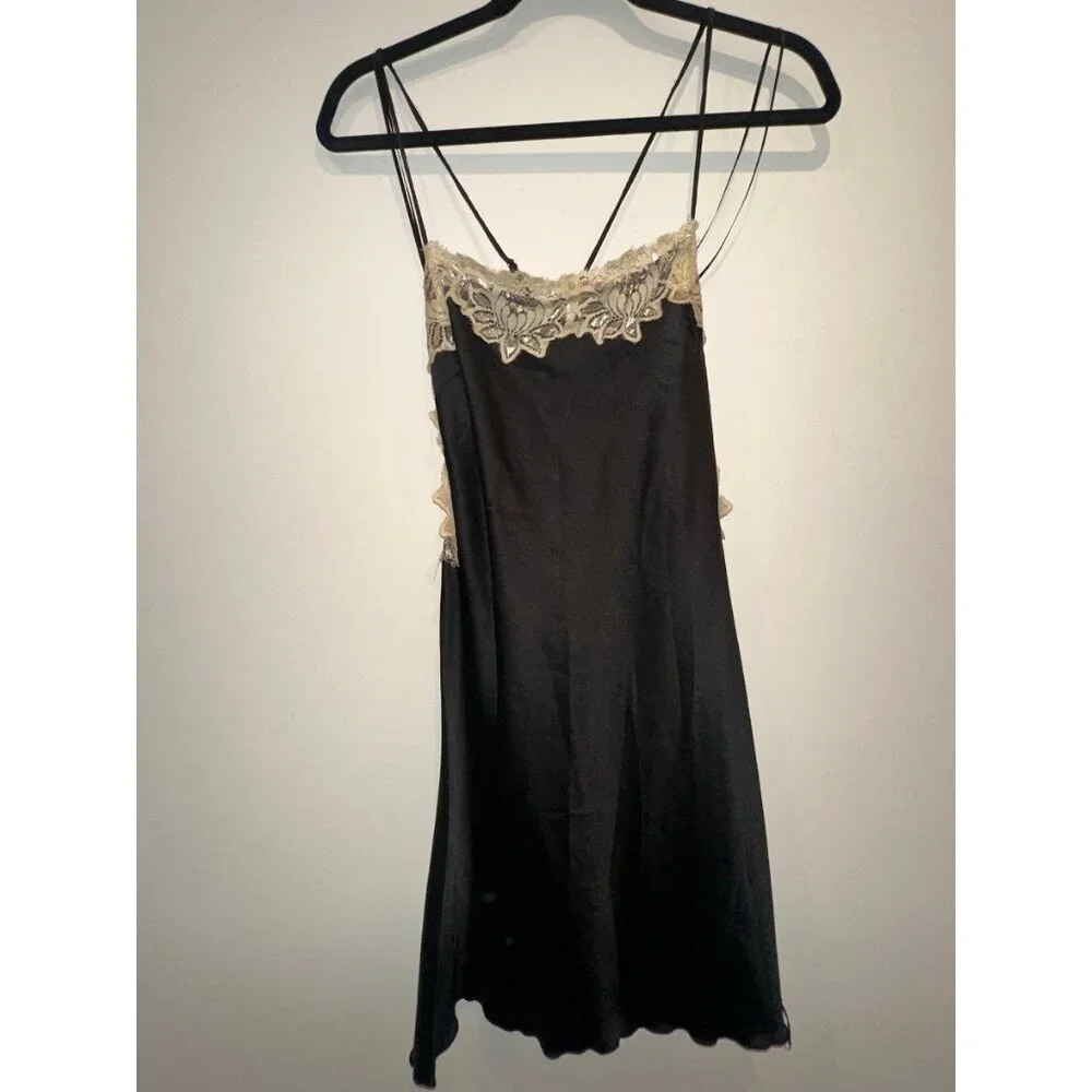 Blanc noir Slip Dress Lace - Picture 2 of 5